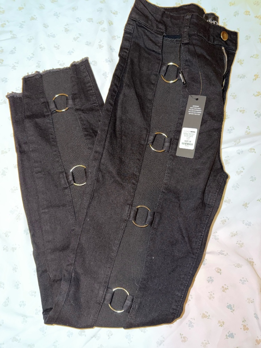 High wasted skinny jeans